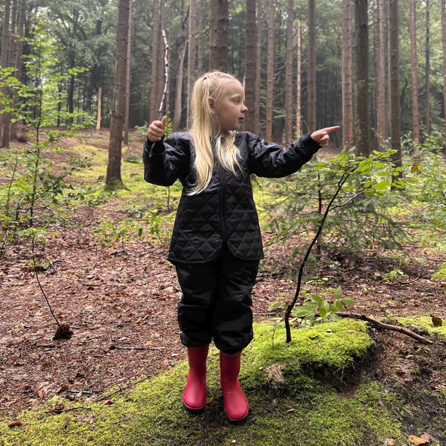 Termojakke med rib Børn