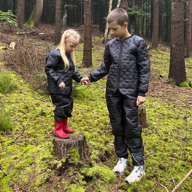 Termobukser med PU Børn