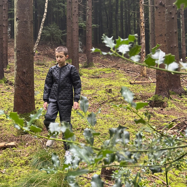 Termojakke med rib Børn