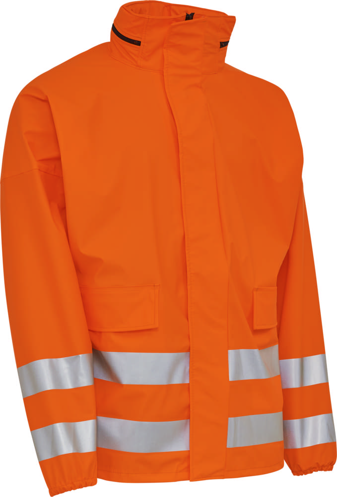 PU visible regnjakke