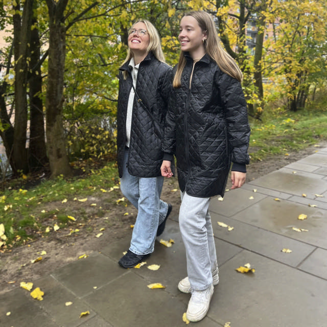 Lang termojakke kvinde