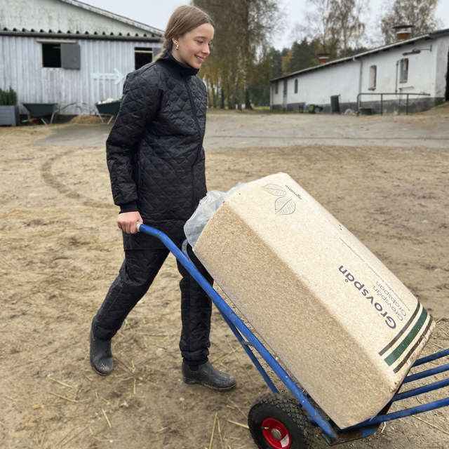 Lang termojakke kvinde