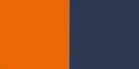 Orange/navy